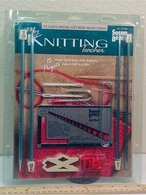 NEW Susan Bates Knitting Teacher Kit‎  SIZES 7, 10 needles + Accessories